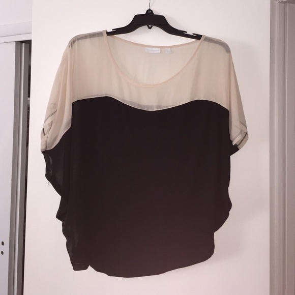 Knit & Woven blouse size XL