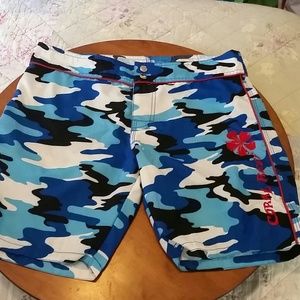 WOMEN'S CORAL REEF BOARD SHORTS
