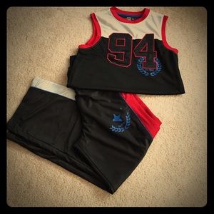 Youth Athletic Active Wear Outfit. Boys Large