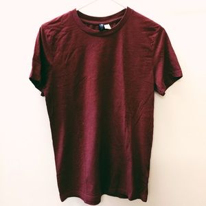 H&M Maroon T-Shirt