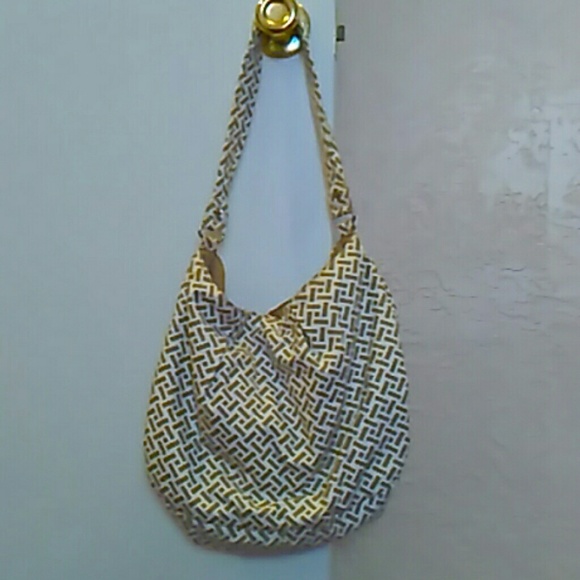 White & Tan Purse