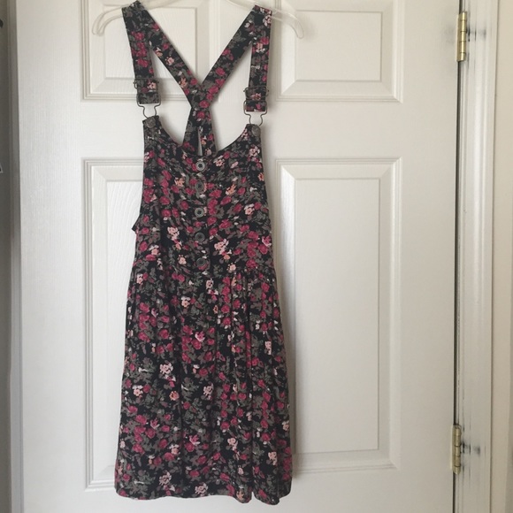 Floral Pinafore Dress
