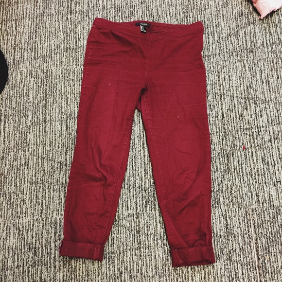 Forever 21 Maroon Pants
