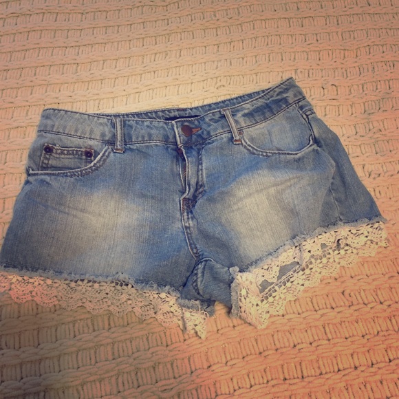 Lace shorts!