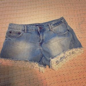 Lace shorts!