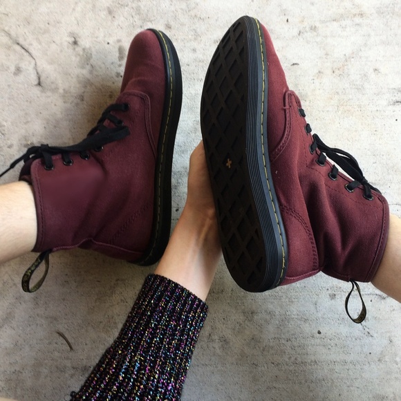 vegan canvas doc martens