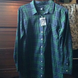 Plaid button down from Primark!