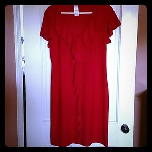 Ruffled Front Leisure Dress