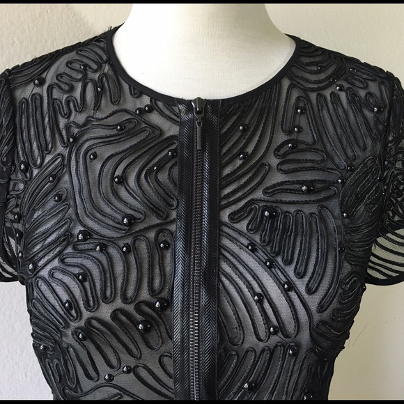 Carherine MaLandrino zip up blouse