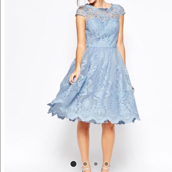 Chi Chi of London blue lace dress.