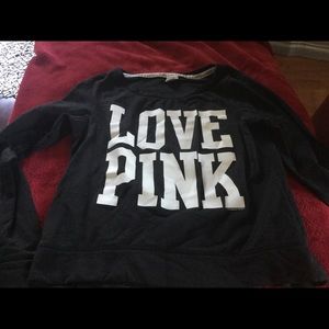 Victoria sweatshirt black with white