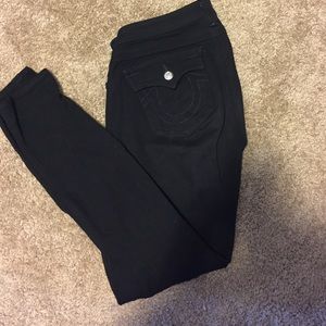 Black true religion jeggings!