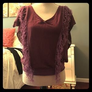 Free people fringe top