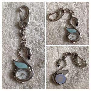 Geneva Quartz Swan 🔶 Watch 🔶 Keychain New