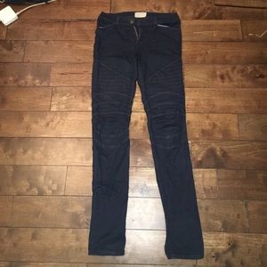 Current/Elliot moto skinny jeans