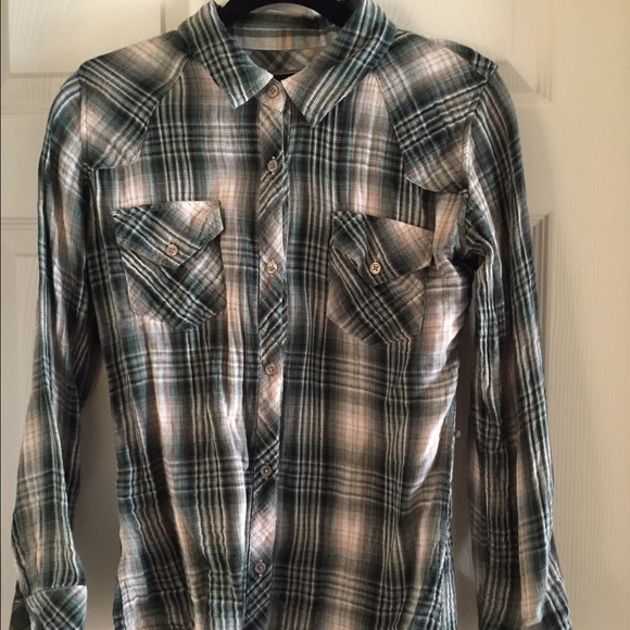 Rails plaid button down