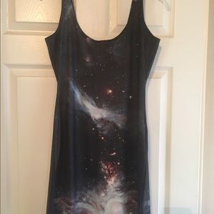 Galaxy Black Bodycon dress