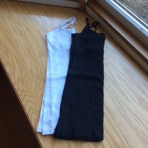 Bundle Of 2 Tunic Length Cami Tank Tops