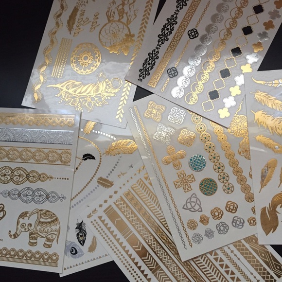 Premium Metallic Tattoos 💉