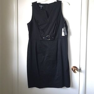 AGB black sheath dress