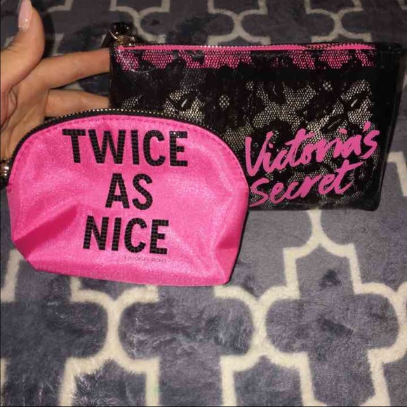 Victoria secret makeup bags set