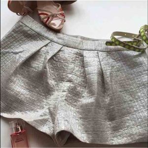 Rachel Roy Silver Shorts