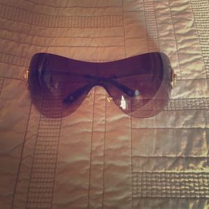 Versace shield sunglasses!