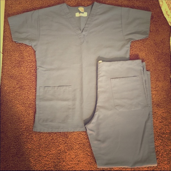 Blue M Unisex Scrub Set