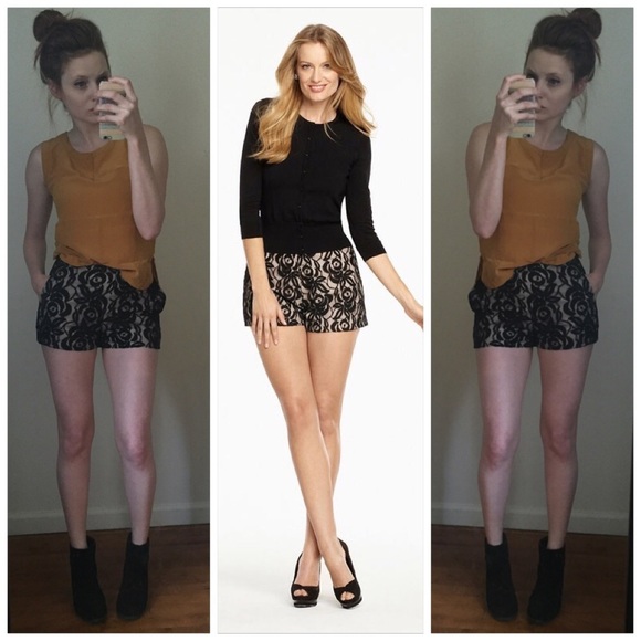 Vivian Diamond Shorts Modeled