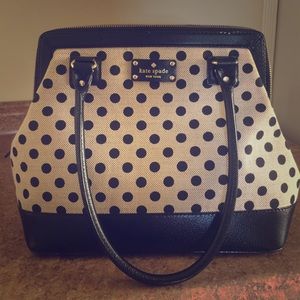 Rare polka dot Kate Spade purse