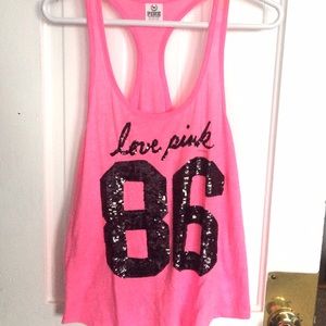 VS flowy sequined tank