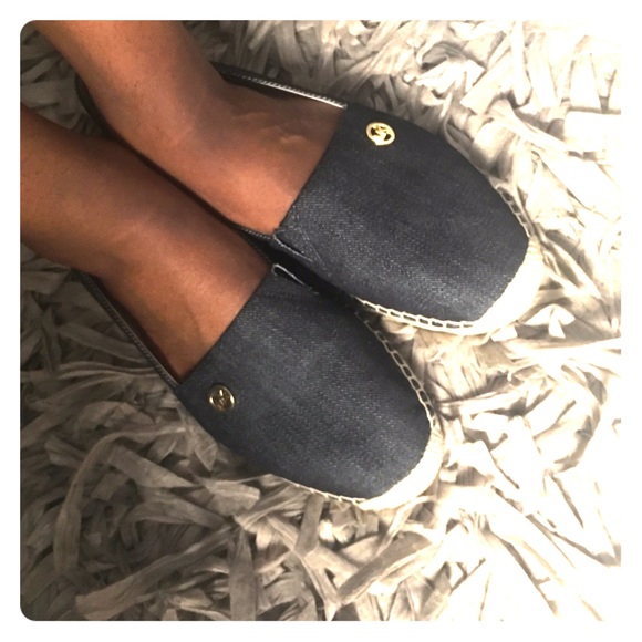 michael kors denim espadrilles