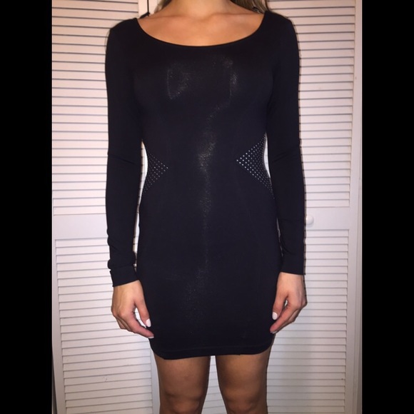 BCBG black body con with silver studs