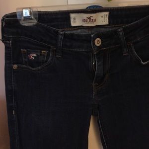 Hollister dark wash skinny jeans
