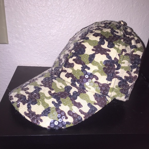 Sequin Camo Trucker Hat