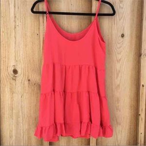 Cute coral summer dress