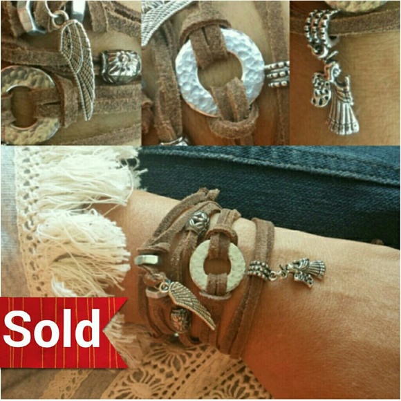 {MORE COMING SOON} Brown wrap bracelet