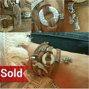 {MORE COMING SOON} Brown wrap bracelet