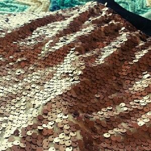 Xhilaration Skirts - Metallic Rose Sequin Miniskirt Xhilaration Skirts - Metallic Rose Sequin Miniskirt
