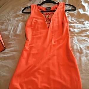Orange Bebe Dress