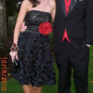 White House Black Market black short formal dress