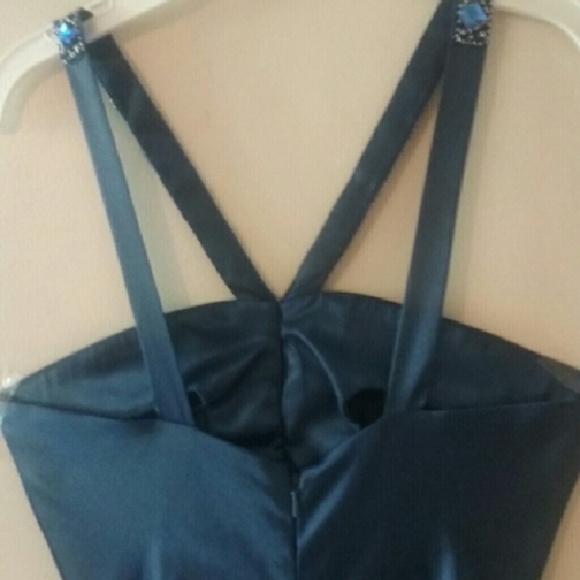 Floor Length, Royal Blue Prom Dress - Picture 3 of 3