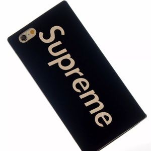 Supreme Black Silicone Case for iPhone 6 Plus