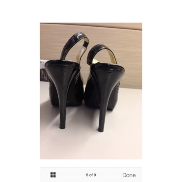 Charlotte Russe open toed slingback pumps - Picture 3 of 4