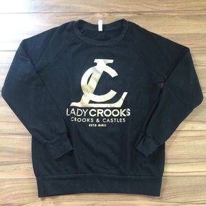 Women's XS "Lady Crooks" Crooks & Castles crewneck