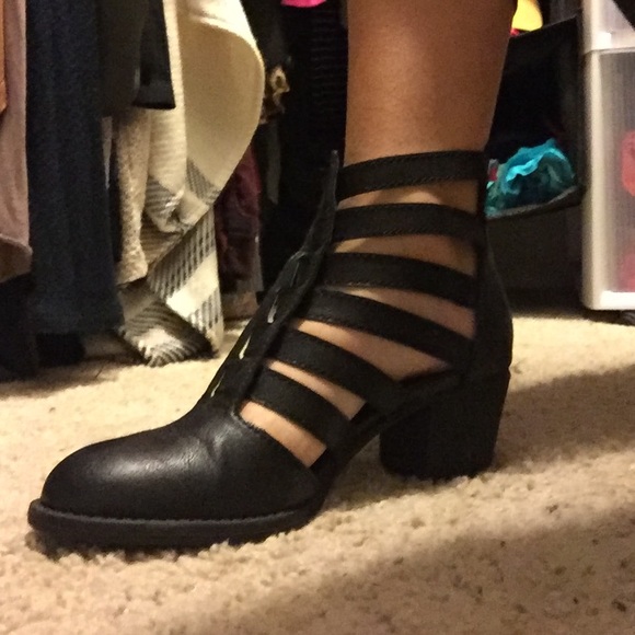 Black booties