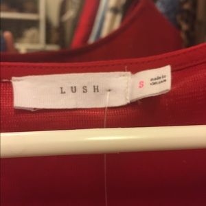 Red Lush Dress from Nordstroms