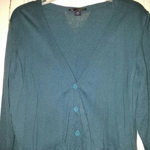 Gap cardigan 3/4 sleeves sz M