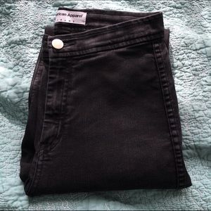 American Apparel Black Easy Jeans