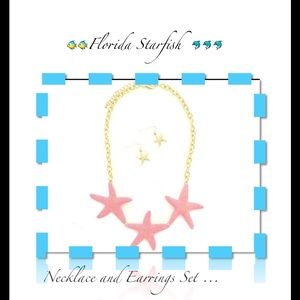 🐠🐠🐠 Florida Starfish Necklace and Earring Set🐬